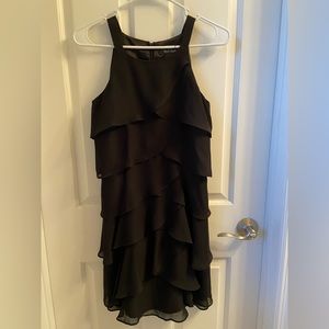 White House Black Market Ruffled Dress Size 00